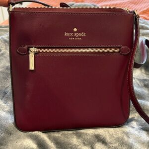 Kate Spade Burgundy Crossbody Bag